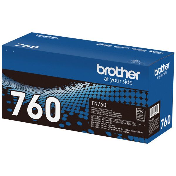 Image Description of "Brother TN760 High Yield Mono Laser Toner Cartridge".