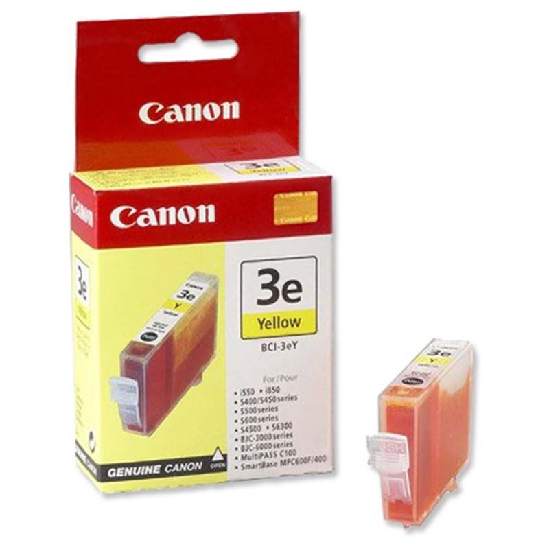 Image Description of "Canon BCI-3eY Yellow Ink Tank (4482A003)".