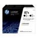 HP 87X (CF287XD) High Yield Black Original LaserJet Toner Cartridge, 2 Pack