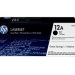 HP 12A (Q2612D) Black Original LaserJet Toner Cartridges, 2 pack